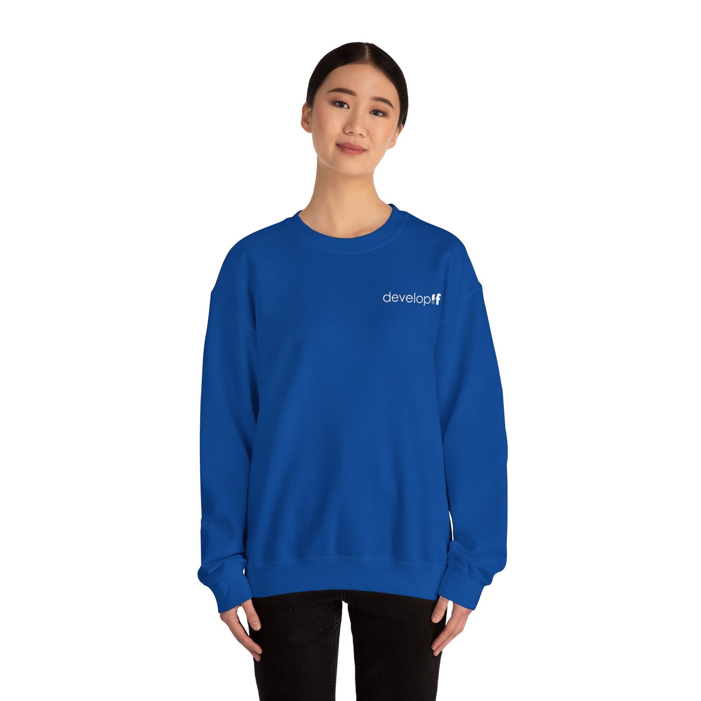 !f - Unisex Heavy Blend™ Crewneck Sweatshirt