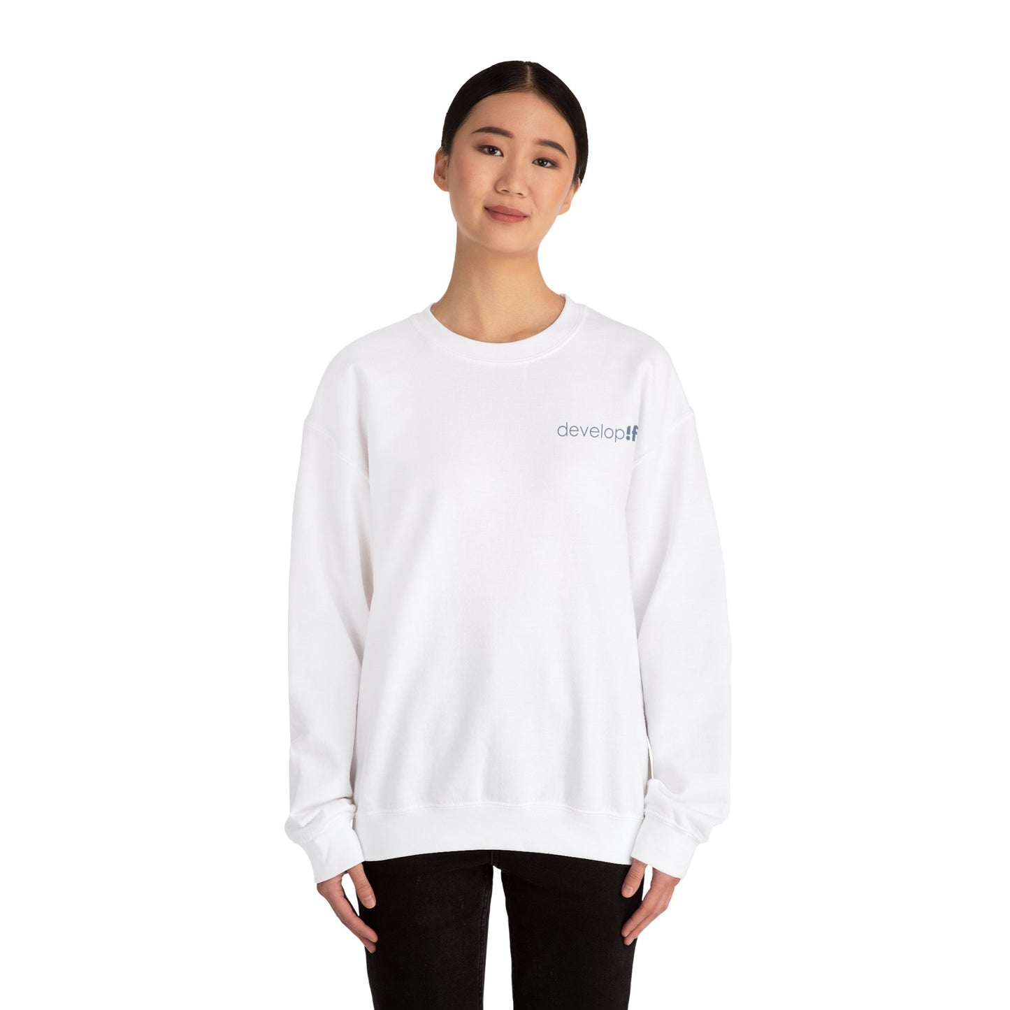 !f - Unisex Heavy Blend™ Crewneck Sweatshirt