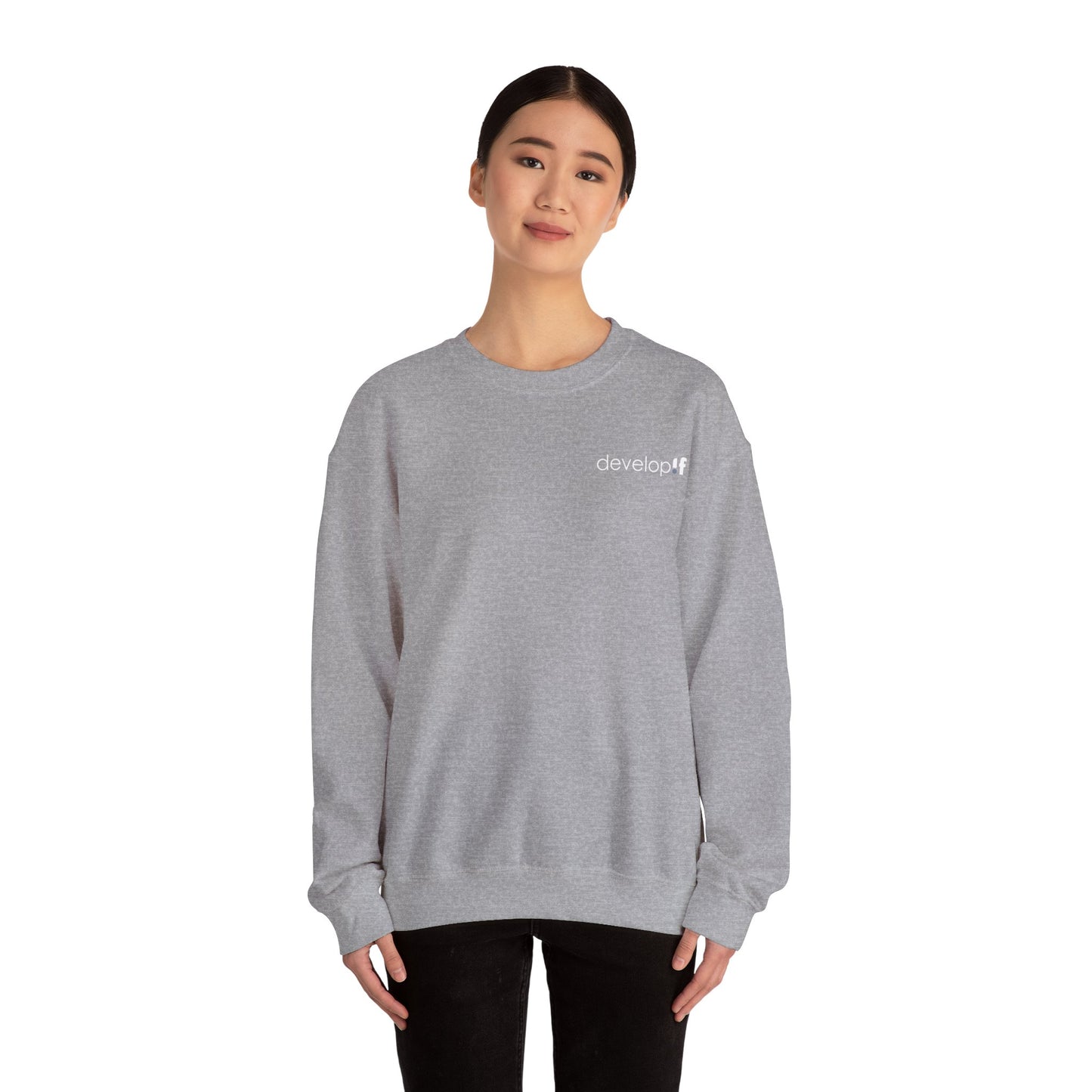 !f - Unisex Heavy Blend™ Crewneck Sweatshirt